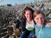 Hannah &amp; Fee in B&uuml;sum am Strand